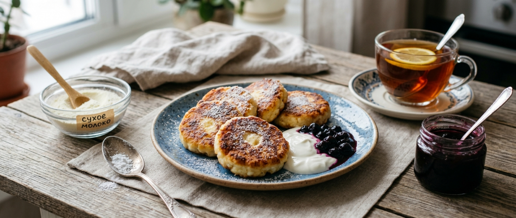 Сырники с сухим молоком